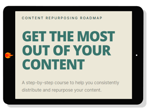 Justin Simon – Content Repurposing Roadmap 1